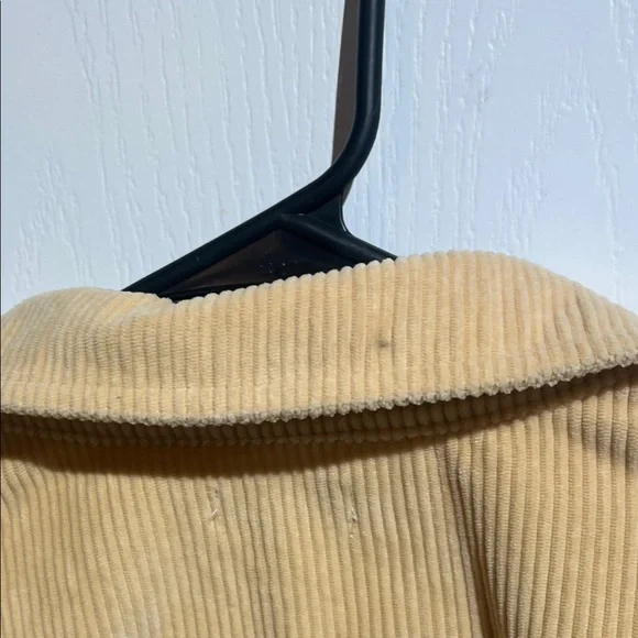 True Craft Women's Yellow Corduroy shacket - Picture 4 of 5